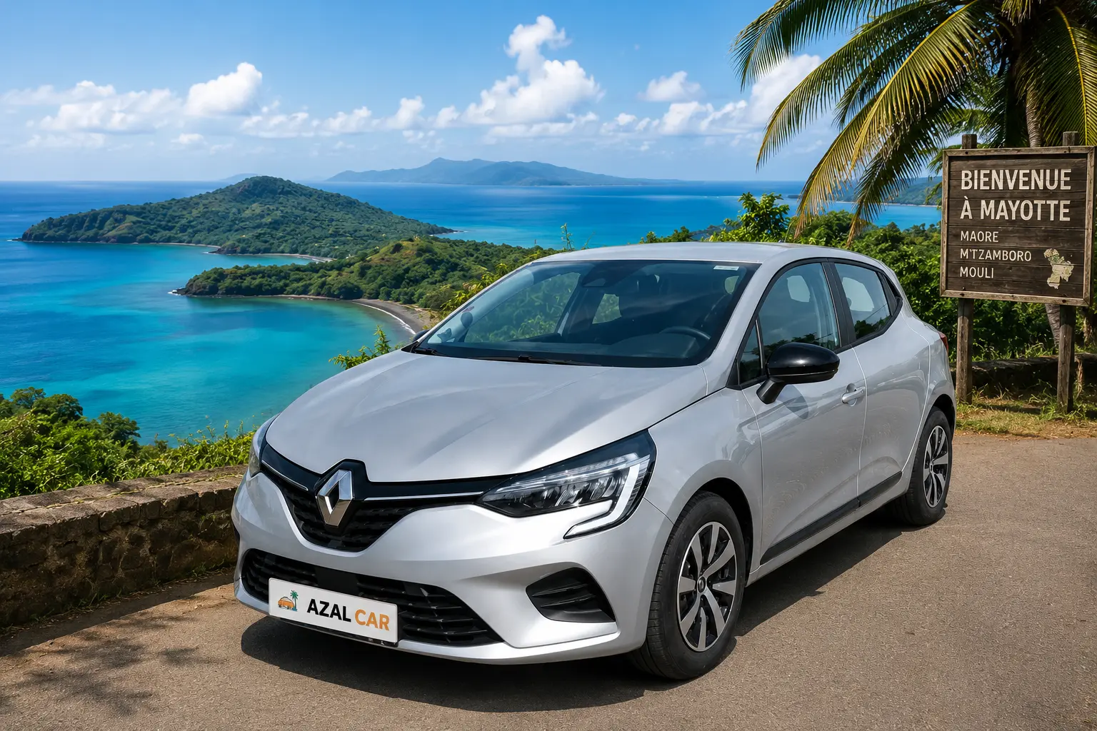 AzalCar_Mayotte_Location_Clio